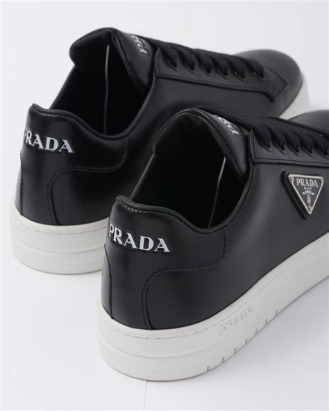 prada black mens shoes|Prada black leather shoes men.